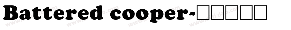 Battered cooper字体转换